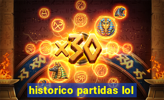 historico partidas lol